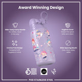 Leak Proof Thermal Steel Water Bottle, Insulated, Fairies, 320ml (11oz) — additional product photo