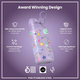 Antifugas Botella térmica de acero inoxidable, Insulated, Purple Unicorns, 320ml (11oz) — foto adicional del producto