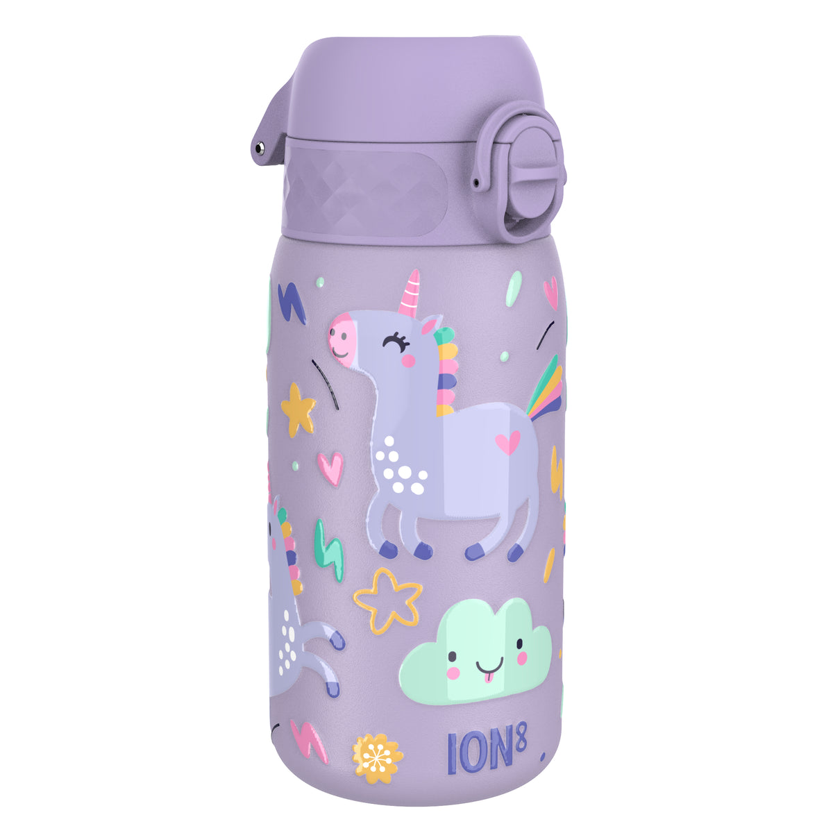 Antifugas Botella térmica de acero inoxidable, Insulated, Purple Unicorns, 320ml (11oz)