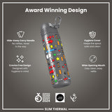 Leak Proof Slim Thermal Water Bottle, Insulated Steel, Gamer, 500ml (17oz) — additional product photo