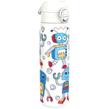 Antifugas Slim Thermal Botella de agua, Insulated Steel, Robots, 500ml (17oz)