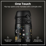 Leak Proof Slim Thermal Water Bottle, Insulated Steel, Celestial, 500ml (17oz) — additional product photo