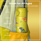 Antifugas Slim Thermal Botella de agua, Insulated Steel, Yellow Dragons, 500ml (17oz) — foto adicional del producto
