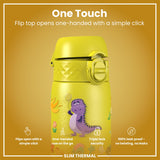 Antifugas Slim Thermal Botella de agua, Insulated Steel, Yellow Dragons, 500ml (17oz) — foto adicional del producto