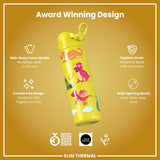 Antifugas Slim Thermal Botella de agua, Insulated Steel, Yellow Dragons, 500ml (17oz) — foto adicional del producto