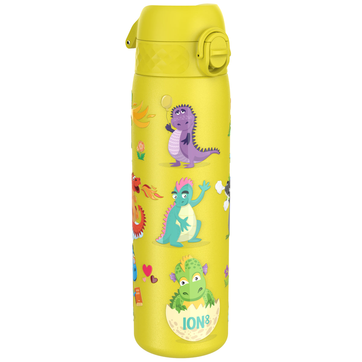 Antifugas Slim Thermal Botella de agua, Insulated Steel, Yellow Dragons, 500ml (17oz)