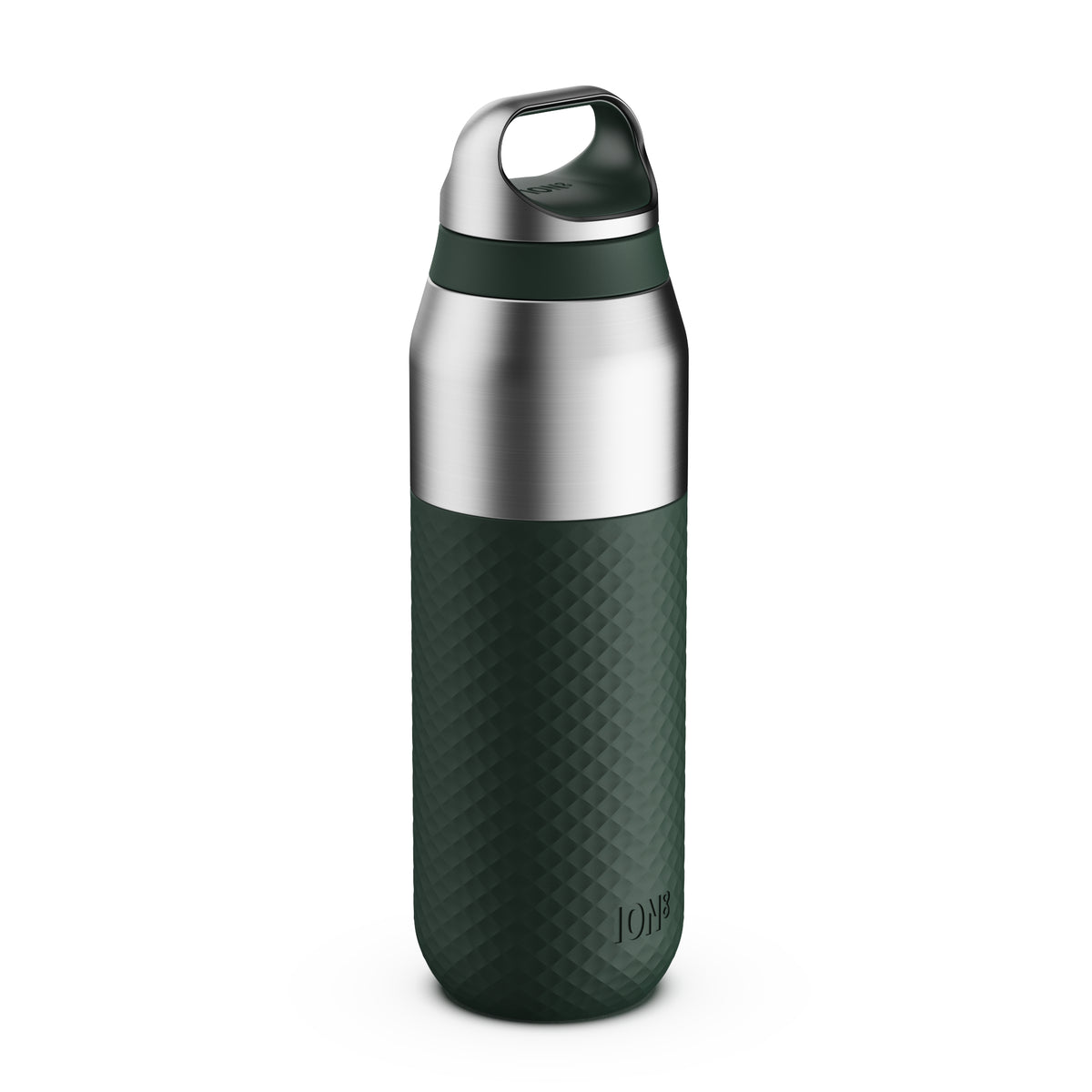 ION8 ROAM Primo Water Bottle, Thermal Insulated Steel, Medium 485ml in Dark Green