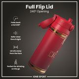Lions X ION8 Insulated Steel Water Bottle, British & Irish Lions, Heritage, 750ml (24oz) — additional product photo