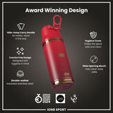 Lions X ION8 Insulated Steel Water Bottle, British & Irish Lions, Heritage, 750ml (24oz) — additional product photo