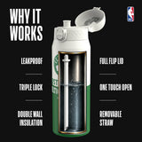 NBA x ION8, Insulated Steel Bottle, Boston Celtics, 750ml (24oz) — foto adicional del producto