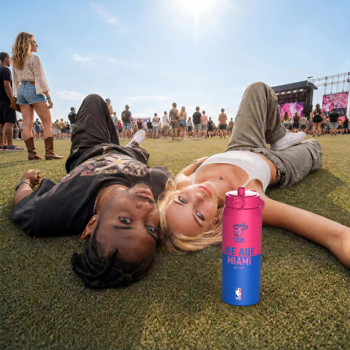 NBA x Ion8 Sports, Insulated Bottle, Miami Heat, 750ml (24oz) — foto adicional del producto