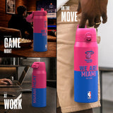 NBA x Ion8 Sports, Insulated Bottle, Miami Heat, 750ml (24oz) — foto adicional del producto