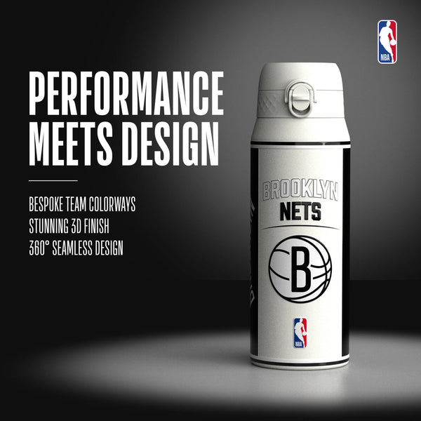 NBA x ION8, Insulated Steel Bottle, Brooklyn Nets, 750ml (24oz) — foto adicional del producto