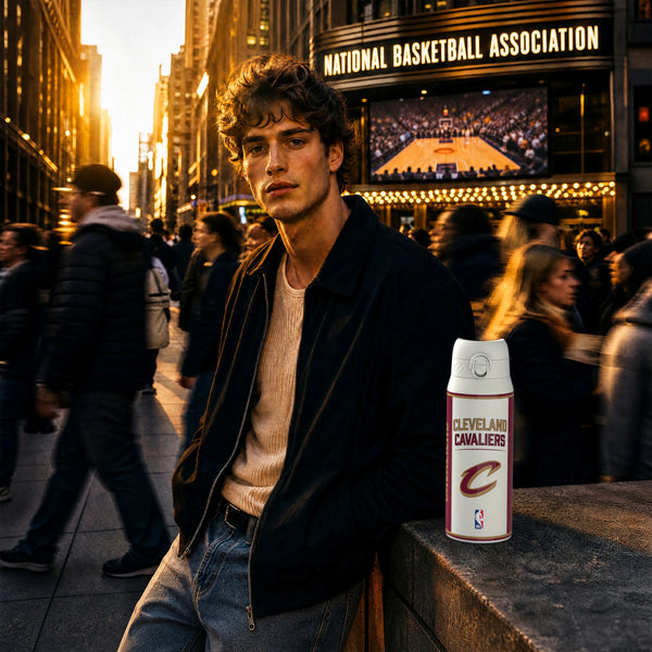 NBA x ION8, Insulated Steel Bottle, Cleveland Cavaliers, 750ml (24oz) — foto adicional del producto