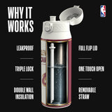 NBA x ION8, Insulated Steel Bottle, Cleveland Cavaliers, 750ml (24oz) — foto adicional del producto