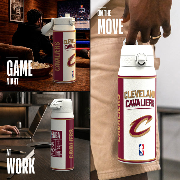 NBA x ION8, Insulated Steel Bottle, Cleveland Cavaliers, 750ml (24oz) — foto adicional del producto