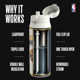 NBA x ION8, Insulated Steel Bottle, Denver Nuggets, 750ml (24oz) — foto adicional del producto