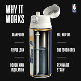 NBA x ION8, Insulated Steel Bottle, Indiana Pacers, 750ml (24oz) — foto adicional del producto