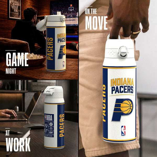 NBA x ION8, Insulated Steel Bottle, Indiana Pacers, 750ml (24oz) — foto adicional del producto
