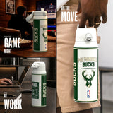 NBA x ION8, Insulated Steel Bottle, Milwaukee Bucks, 750ml (24oz) — additional product photo