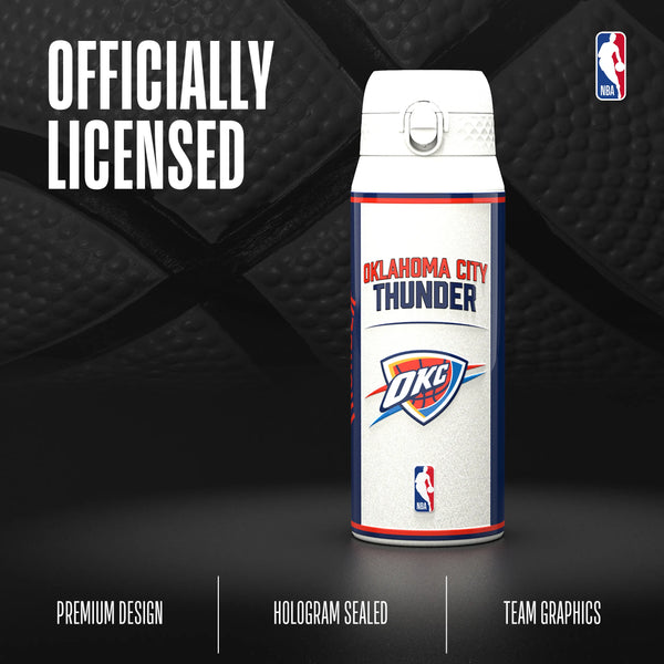 NBA x ION8, Insulated Steel Bottle, OK City Thunder, 750ml (24oz) — foto adicional del producto
