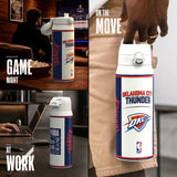 NBA x ION8, Insulated Steel Bottle, OK City Thunder, 750ml (24oz) — foto adicional del producto