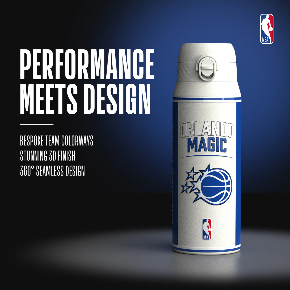 NBA x ION8, Insulated Steel Bottle, Orlando Magic, 750ml (24oz) — foto adicional del producto