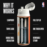 NBA x ION8, Insulated Steel Bottle, Phoenix Suns, 750ml (24oz) — foto adicional del producto