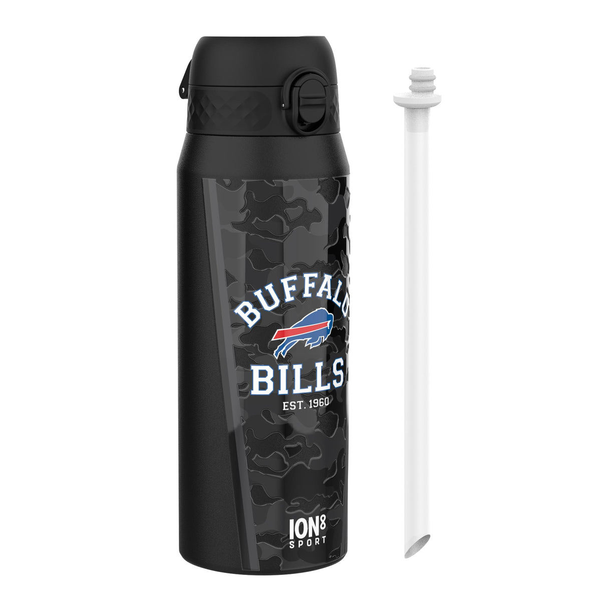 NFL Black Series x ION8 Botella de agua de acero inoxidable con aislamiento, Antifugas, Apta para lavavajillas, 750ml (24oz) — foto del producto