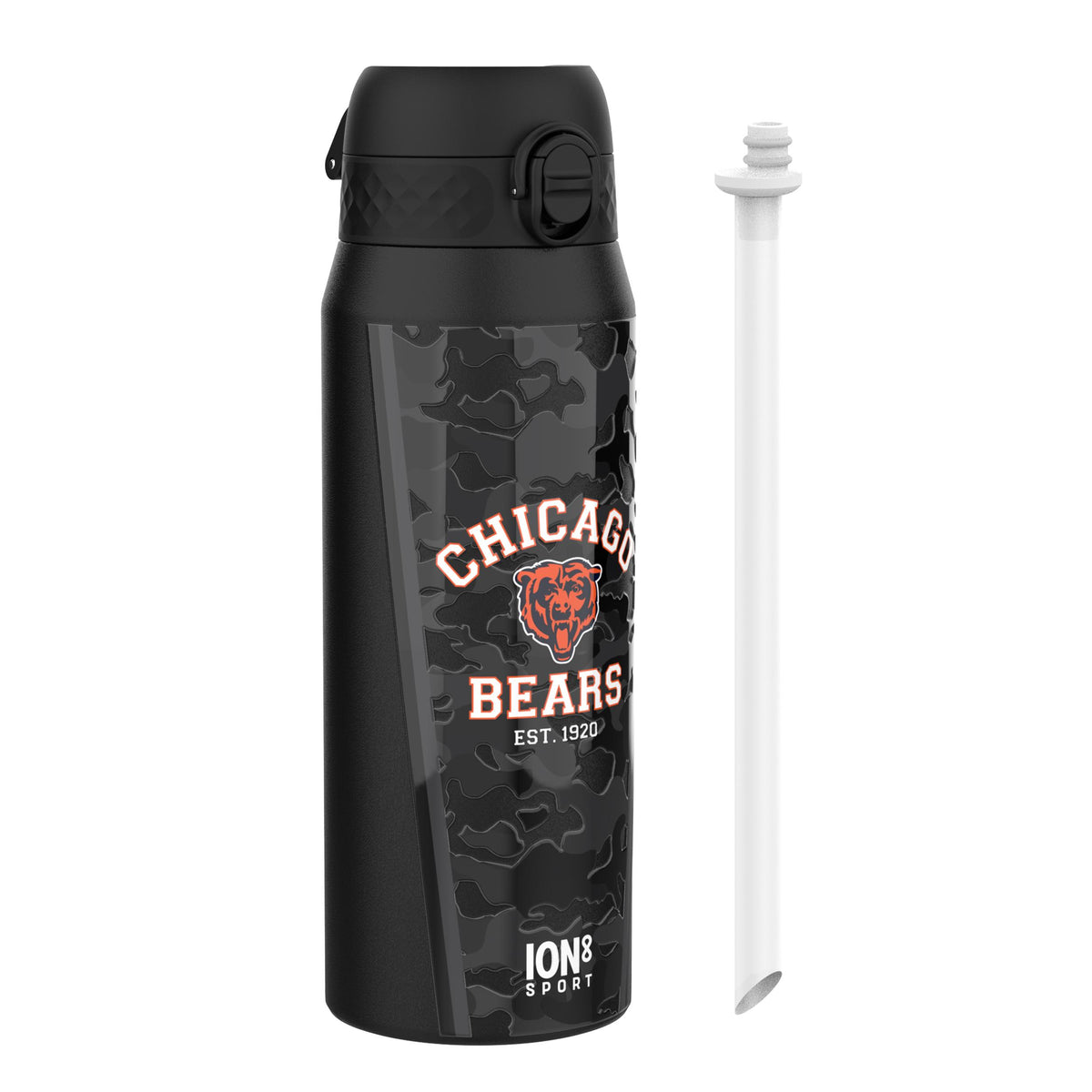 NFL Black Series x ION8 Insulated Steel Water Bottle, Leak Proof, Dishwasher Safe, 750ml (24oz) — product photo
