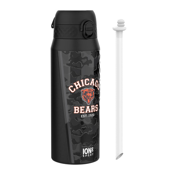 NFL Black Series x ION8 Insulated Steel Water Bottle, Leak Proof, Dishwasher Safe, 750ml (24oz) — product photo