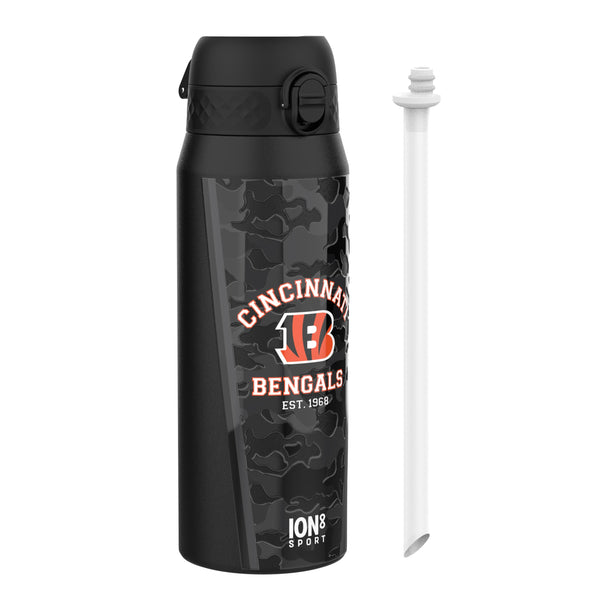 NFL Black Series x ION8 Insulated Steel Water Bottle, Leak Proof, Dishwasher Safe, 750ml (24oz) — product photo