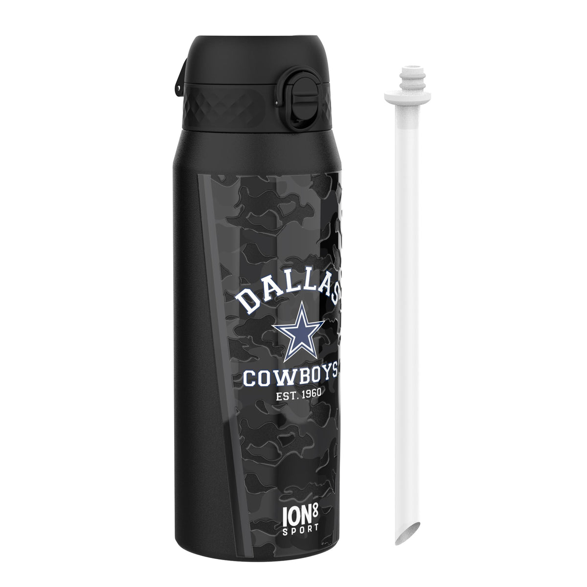 NFL Black Series x ION8 Insulated Steel Water Bottle, Leak Proof, Dishwasher Safe, 750ml (24oz) — product photo