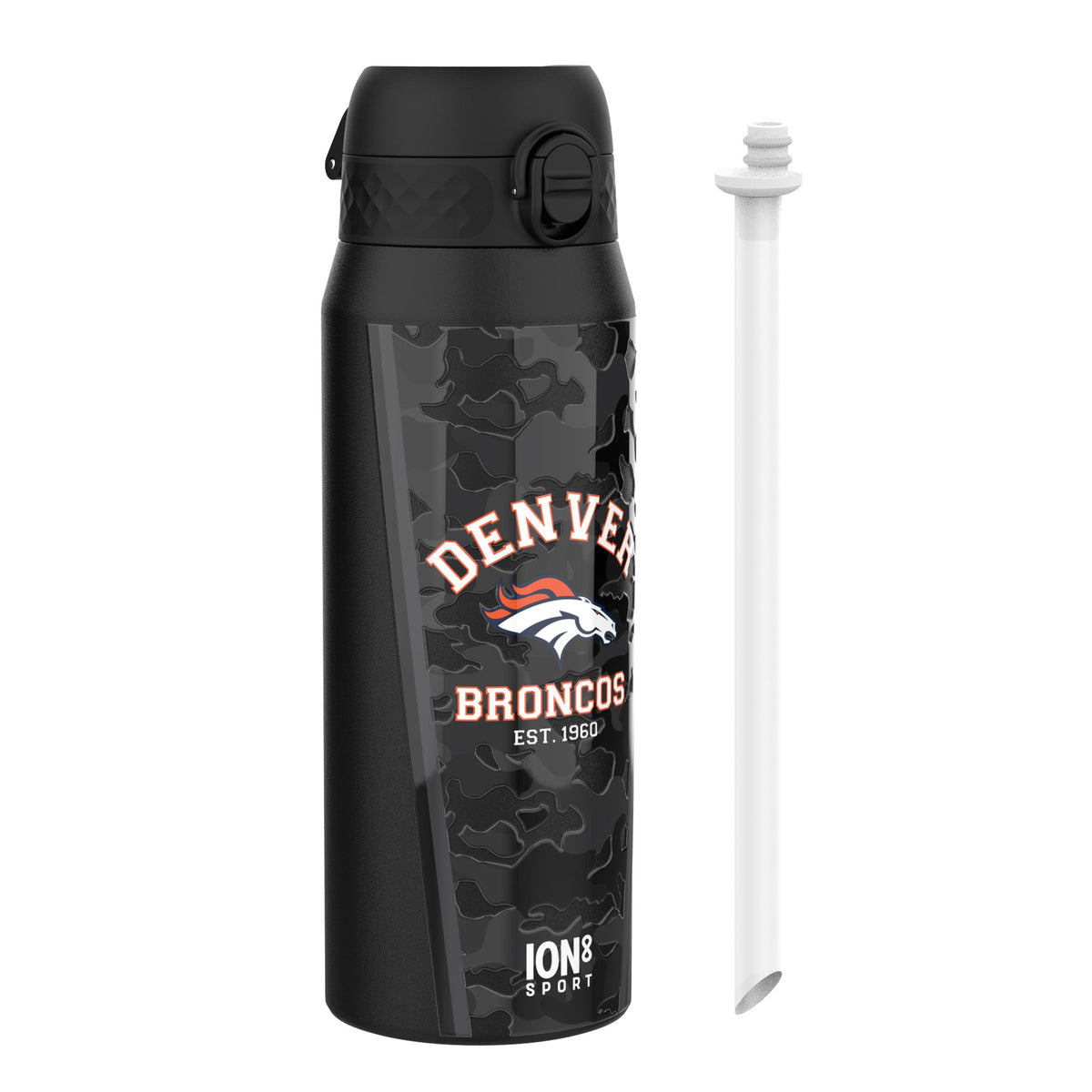 NFL Black Series x ION8 Botella de agua de acero inoxidable con aislamiento, Antifugas, Apta para lavavajillas, 750ml (24oz) — foto del producto