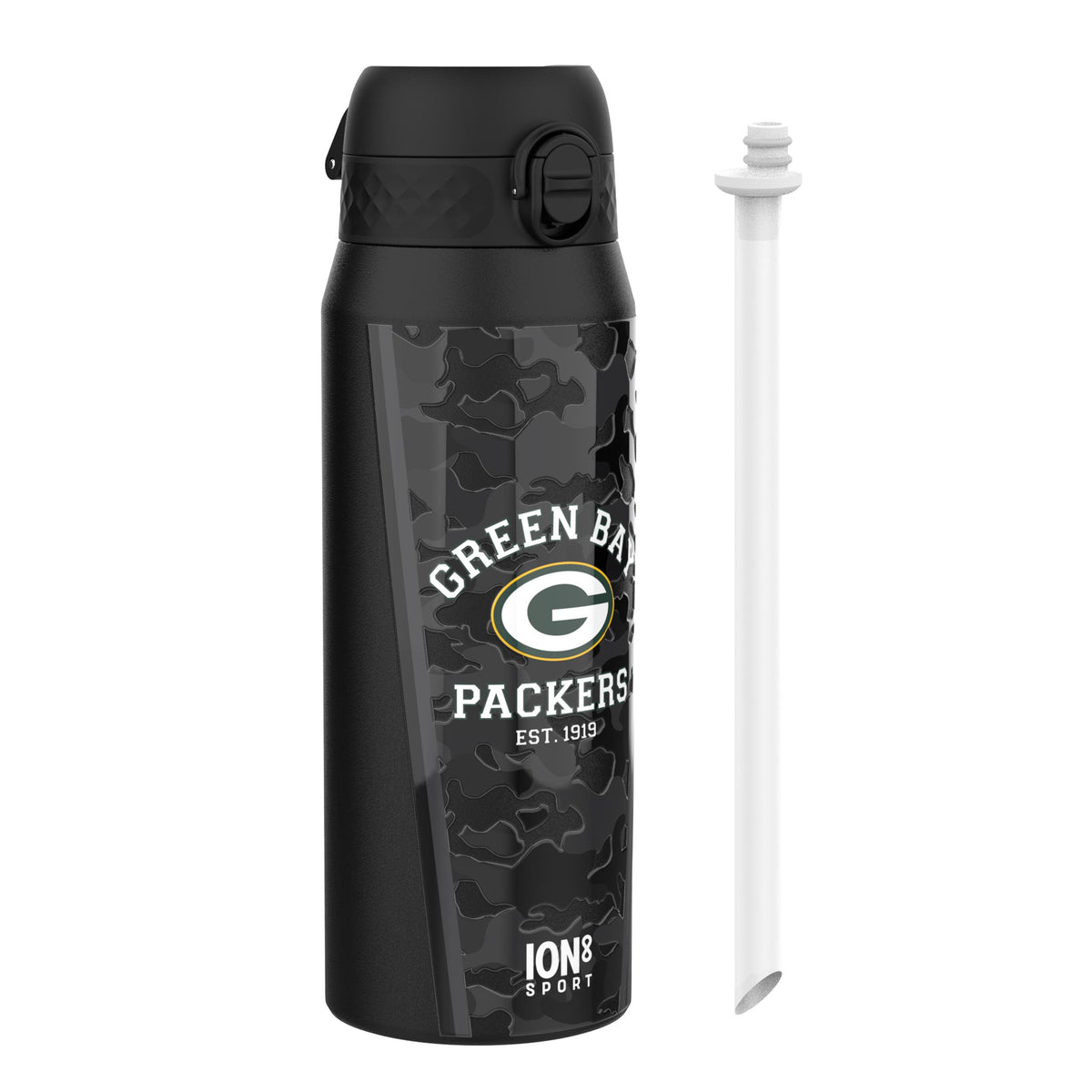 NFL Black Series x ION8 Botella de agua de acero inoxidable con aislamiento, Antifugas, Apta para lavavajillas, 750ml (24oz) — foto del producto