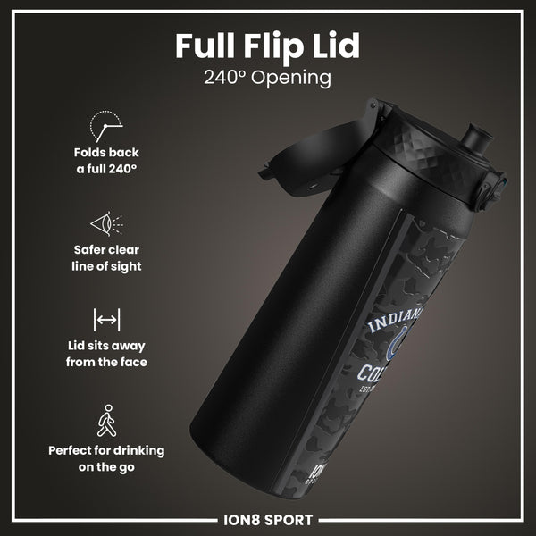 NFL x ION8 Insulated Steel Water Bottle, NFL Colts, 750ml (24oz)