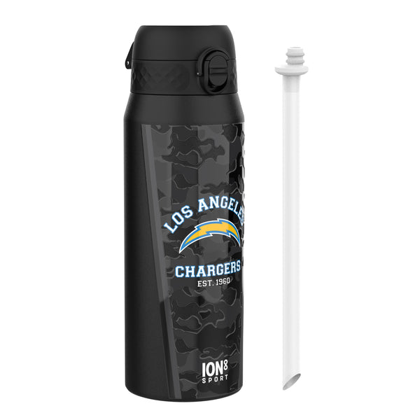 NFL Black Series x ION8 Insulated Steel Water Bottle, Leak Proof, Dishwasher Safe, 750ml (24oz) — product photo