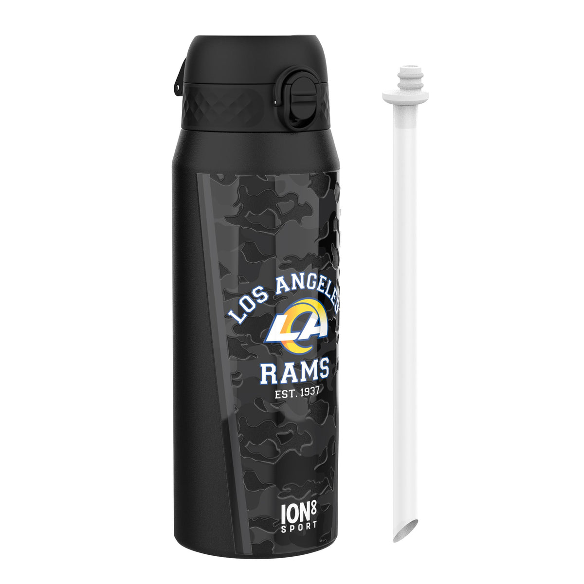 NFL Black Series x ION8 Insulated Steel Water Bottle, Leak Proof, Dishwasher Safe, 750ml (24oz) — product photo