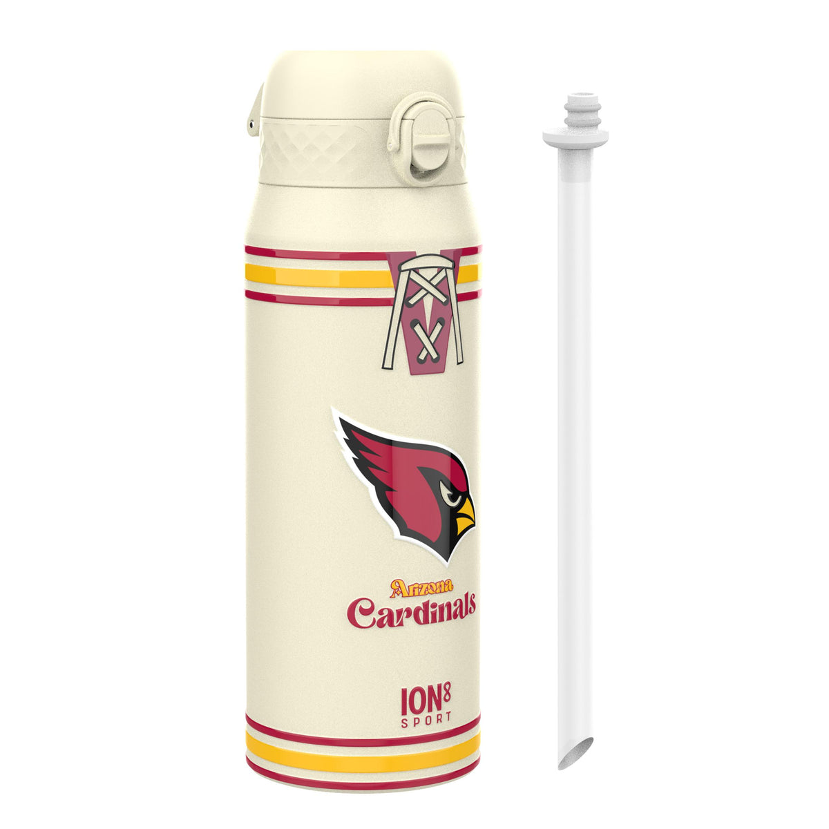 NFL Throwback Series x ION8 Insulated Steel Water Bottle, Leak Proof, Dishwasher Safe, 750ml (24oz) — product photo