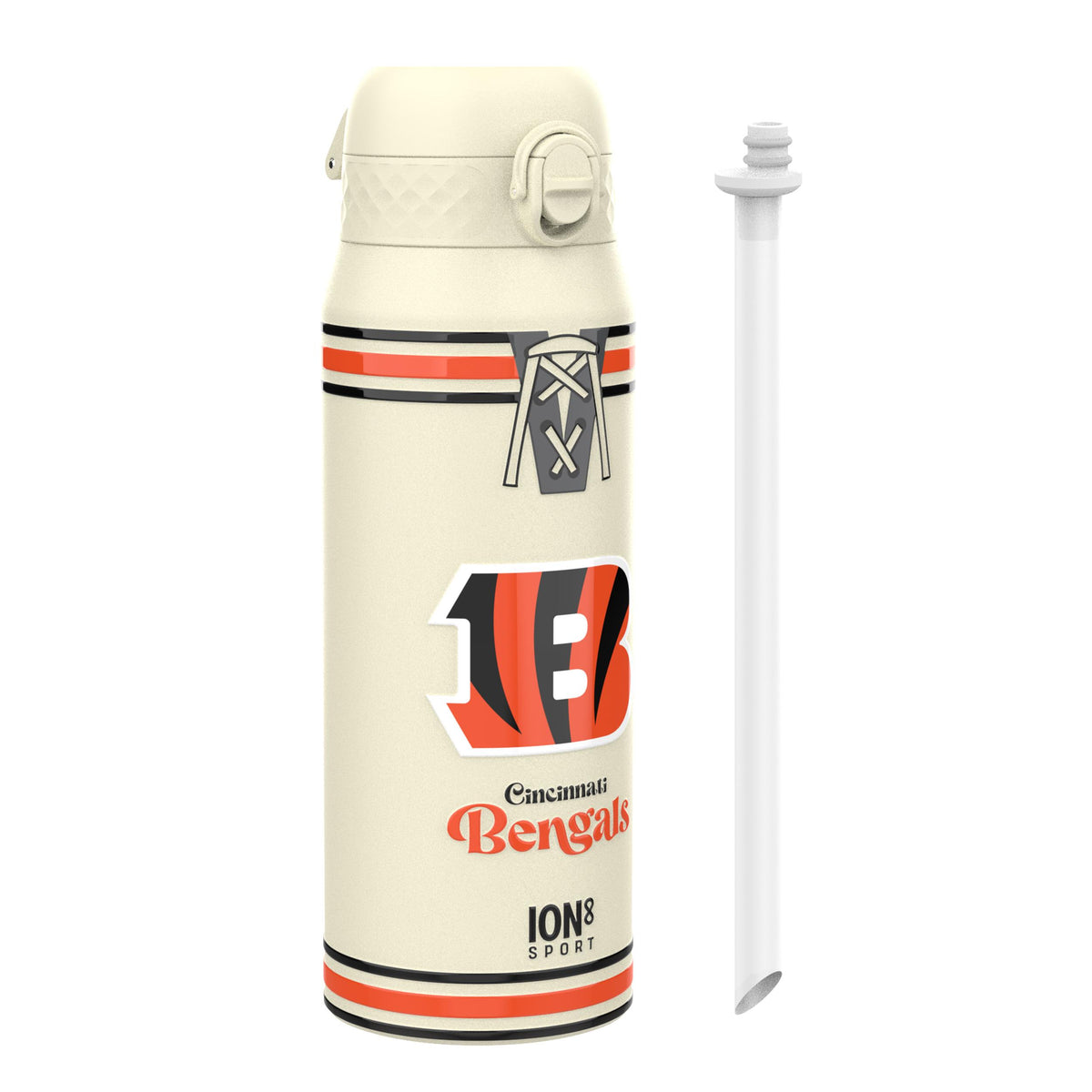 NFL Throwback Series x ION8 Insulated Steel Water Bottle, Leak Proof, Dishwasher Safe, 750ml (24oz) — product photo
