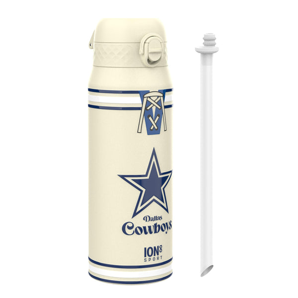 NFL Throwback Series x ION8 Insulated Steel Water Bottle, Leak Proof, Dishwasher Safe, 750ml (24oz) — product photo