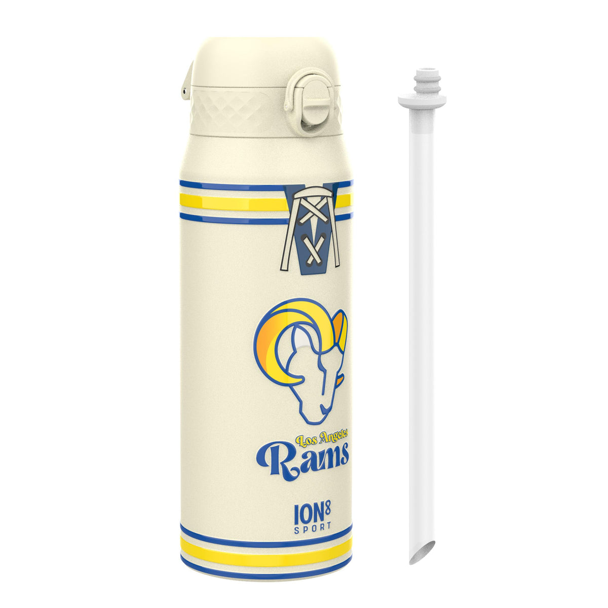 NFL Throwback Series x ION8 Insulated Steel Water Bottle, Leak Proof, Dishwasher Safe, 750ml (24oz) — product photo