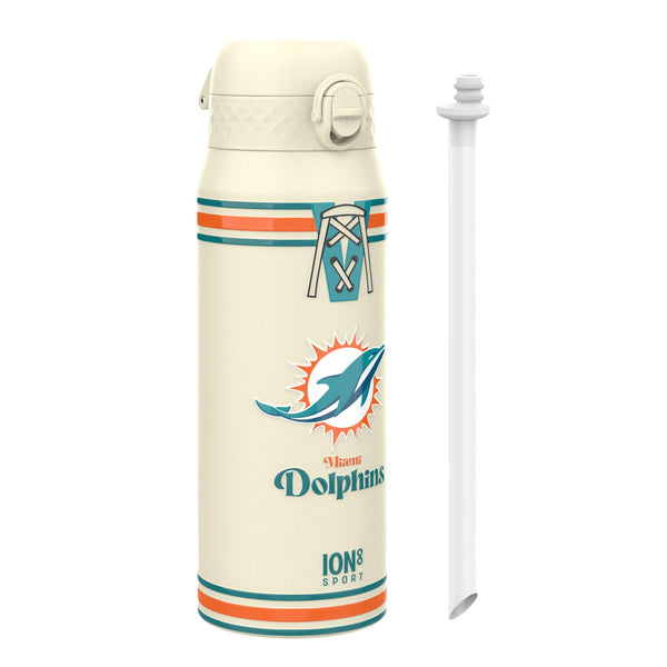 NFL Throwback Series x ION8 Insulated Steel Water Bottle, Leak Proof, Dishwasher Safe, 750ml (24oz) — product photo