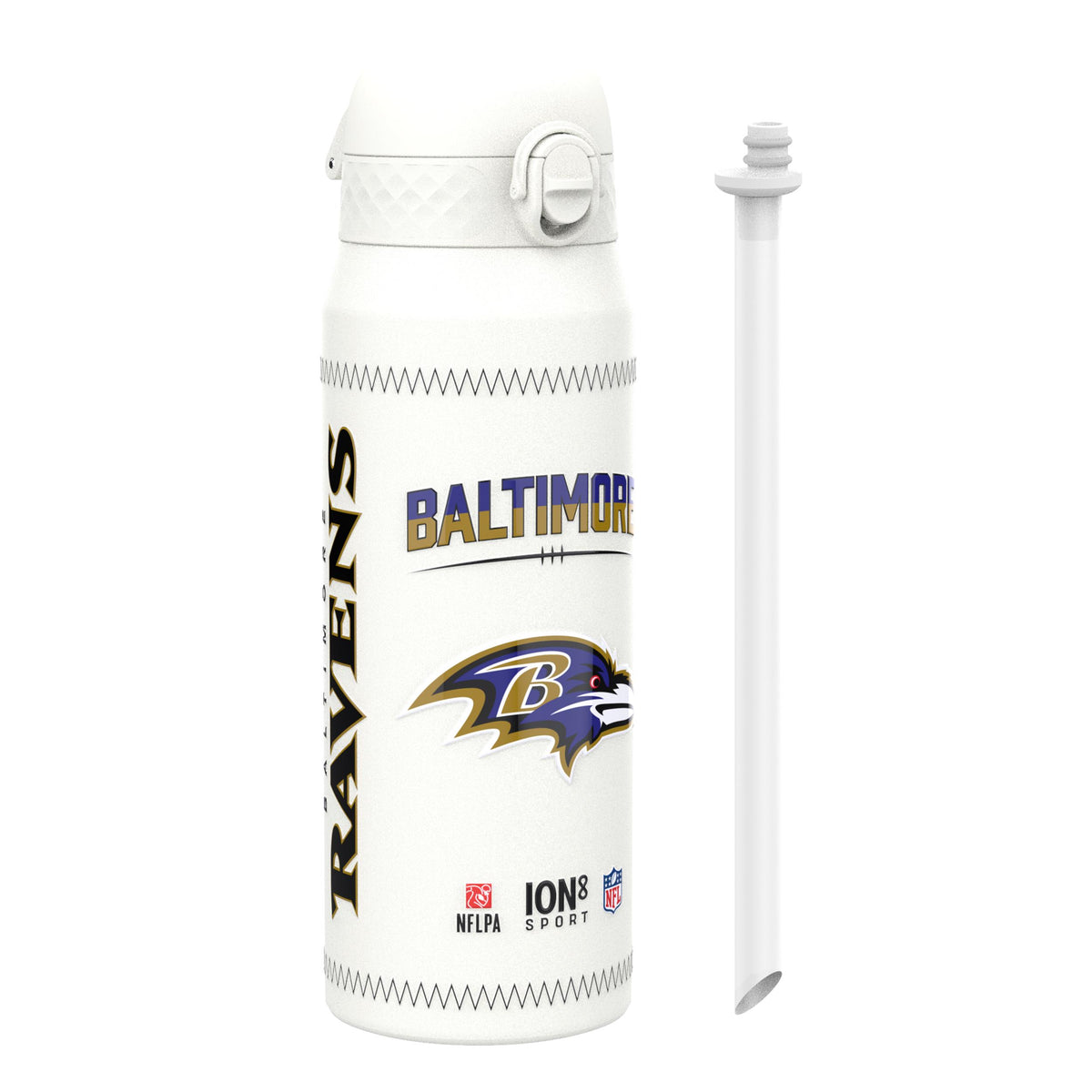 NFL GameDay Series x ION8 Insulated Steel Water Bottle, Leak Proof, Dishwasher Safe, 750ml (24oz) — product photo