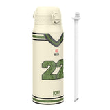 NFLPA Icon Series x ION8 Botella de agua de acero inoxidable con aislamiento, Antifugas, Apta para lavavajillas, 750ml (24oz) — foto del producto