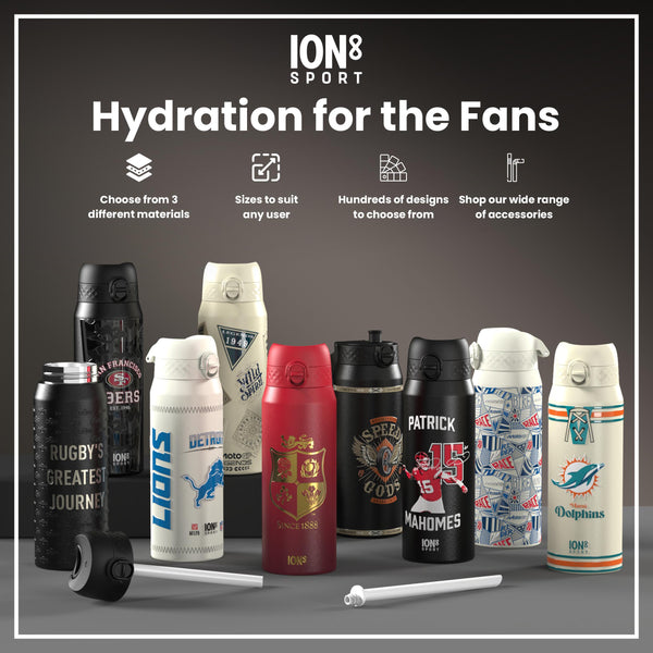 NFL x Ion8 Sports, Insulated Bottle, Icon Series, George Kittle, 750ml (24oz)