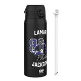 NFLPA Locked In Series x ION8 Insulated Steel Water Bottle, Leak Proof, Dishwasher Safe, 750ml (24oz) — product photo