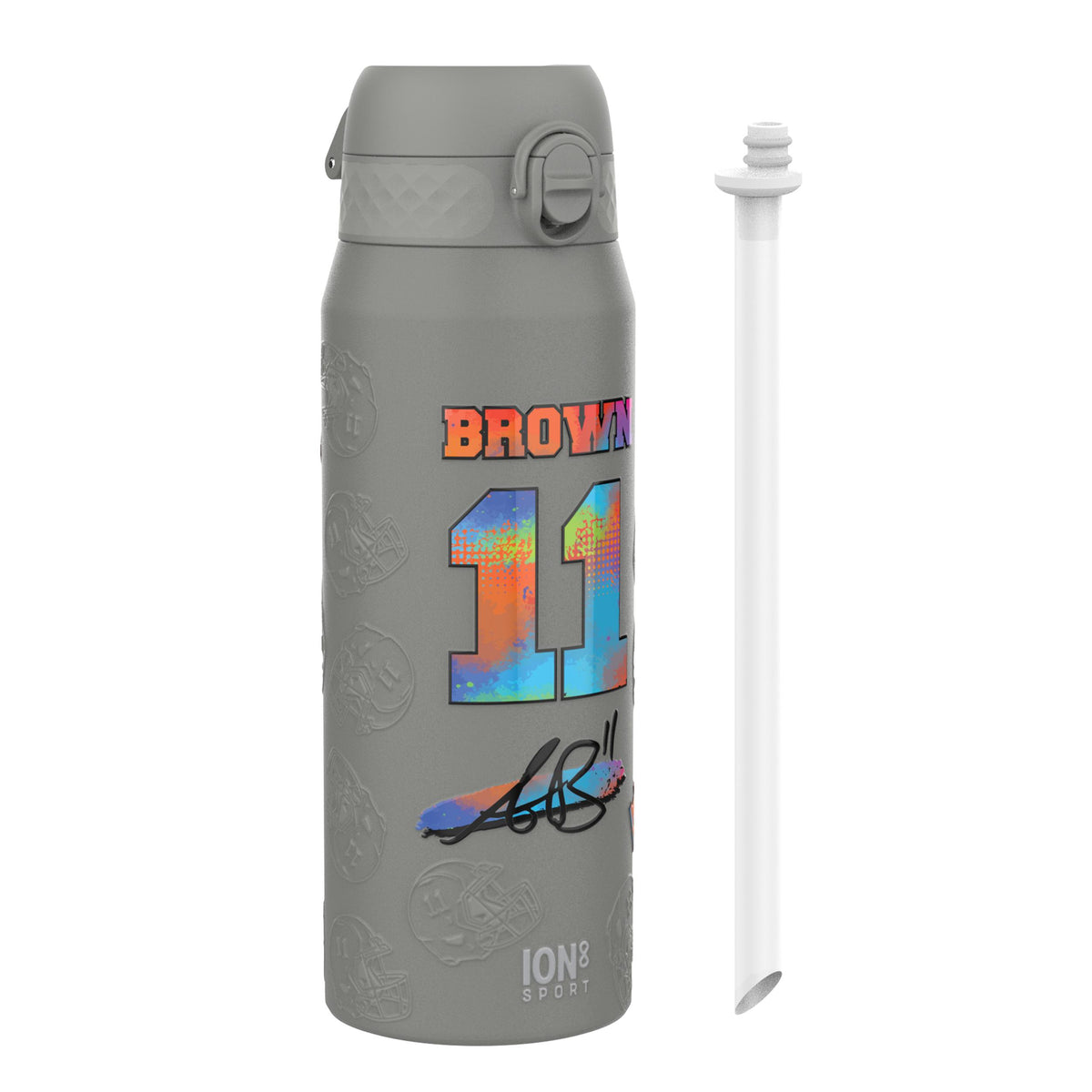 NFLPA Signature Series x ION8 Botella de agua de acero inoxidable con aislamiento, Antifugas, Apta para lavavajillas, 750ml (24oz) — foto del producto