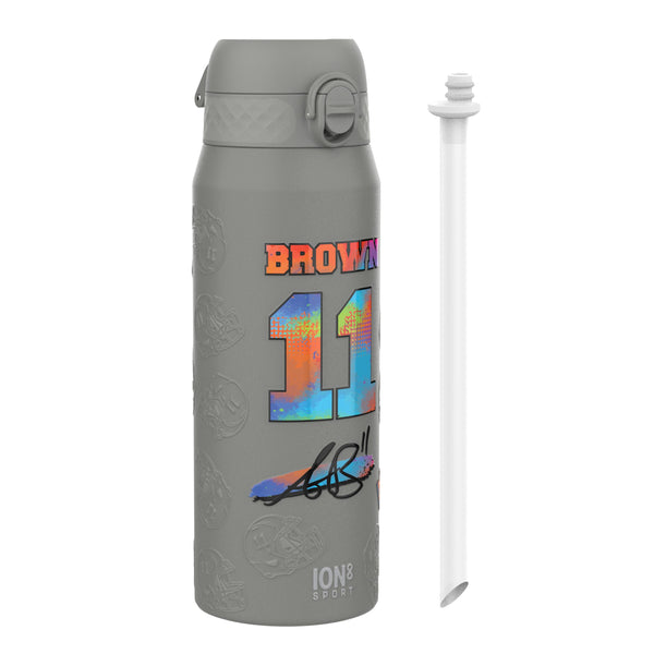 NFLPA Signature Series x ION8 Insulated Steel Water Bottle, Leak Proof, Dishwasher Safe, 750ml (24oz) — product photo