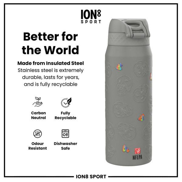 NFL x Ion8 Sports, Insulated Bottle, Signature Series, DK Metcalf, 750ml (24oz)